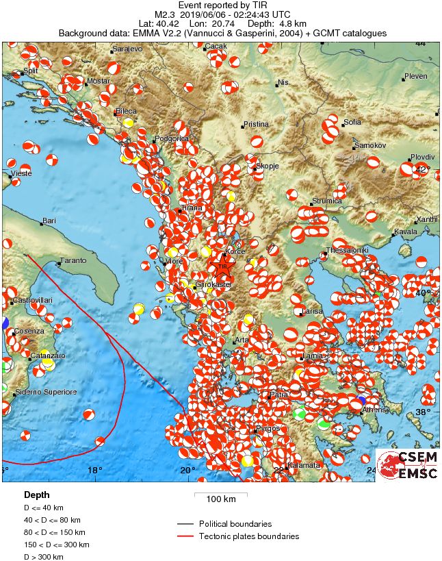 Regional moment Tensor