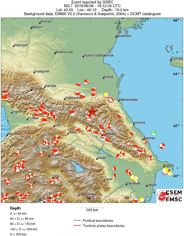 Regional moment Tensor