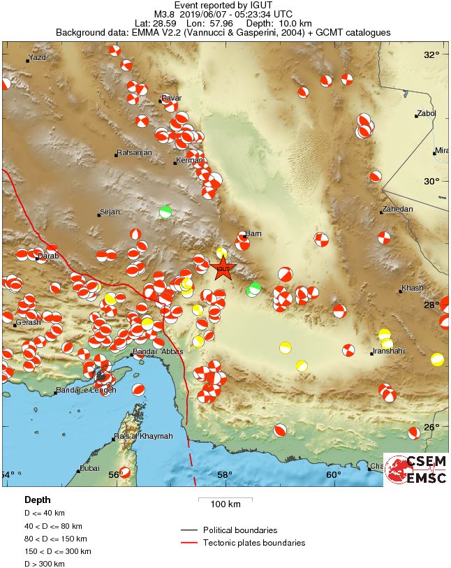 Regional moment Tensor