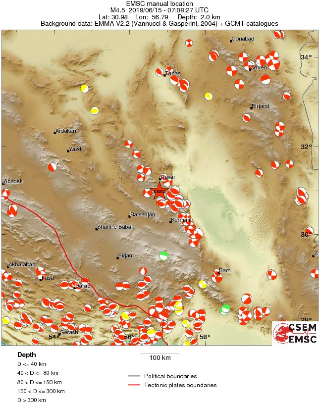 Regional moment Tensor