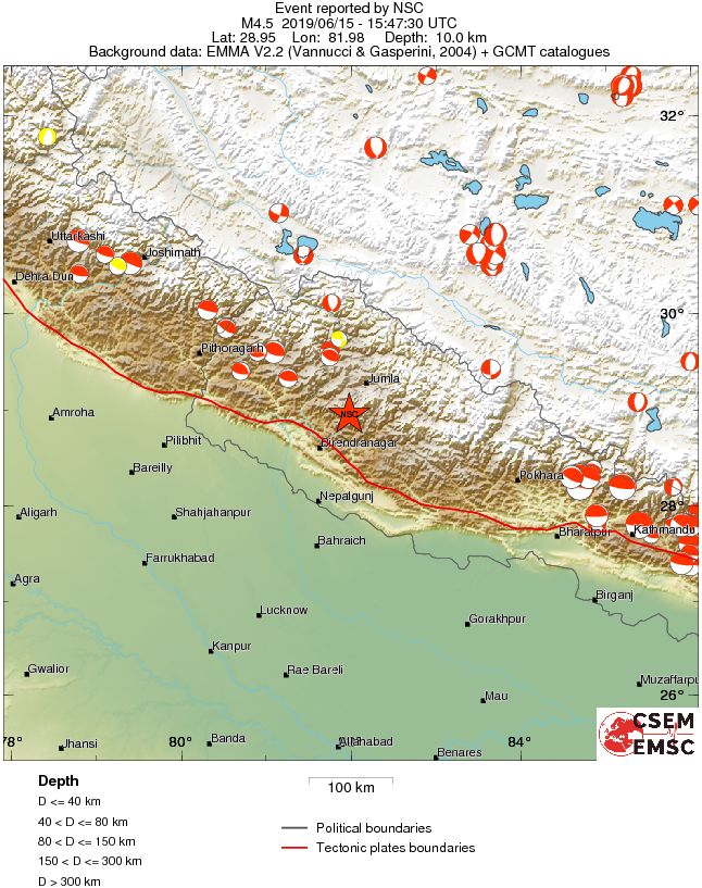 Regional moment Tensor