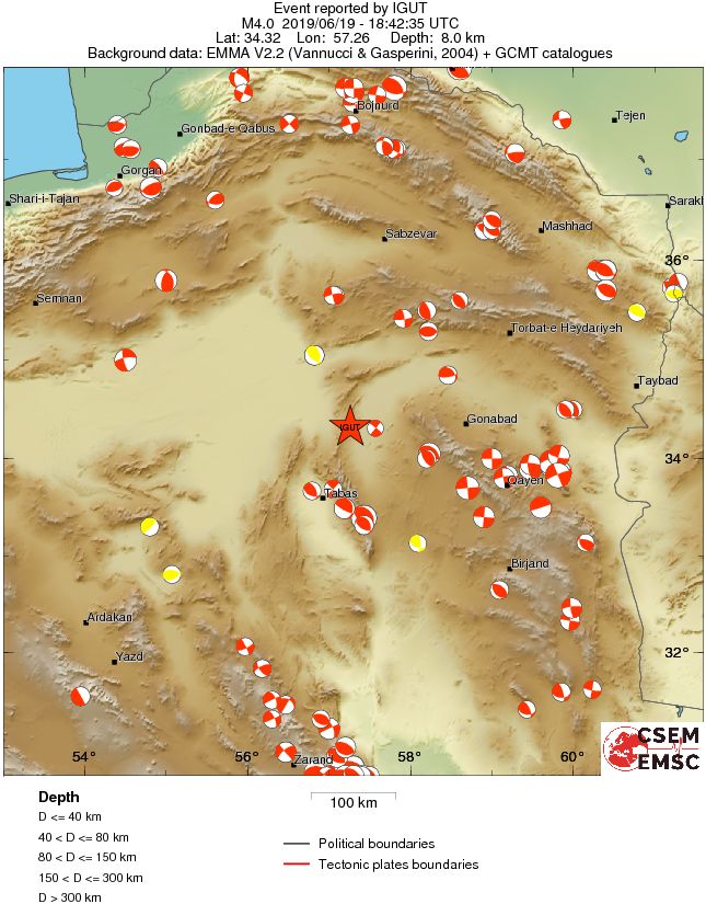Regional moment Tensor