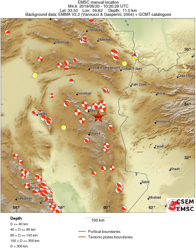 Regional moment Tensor