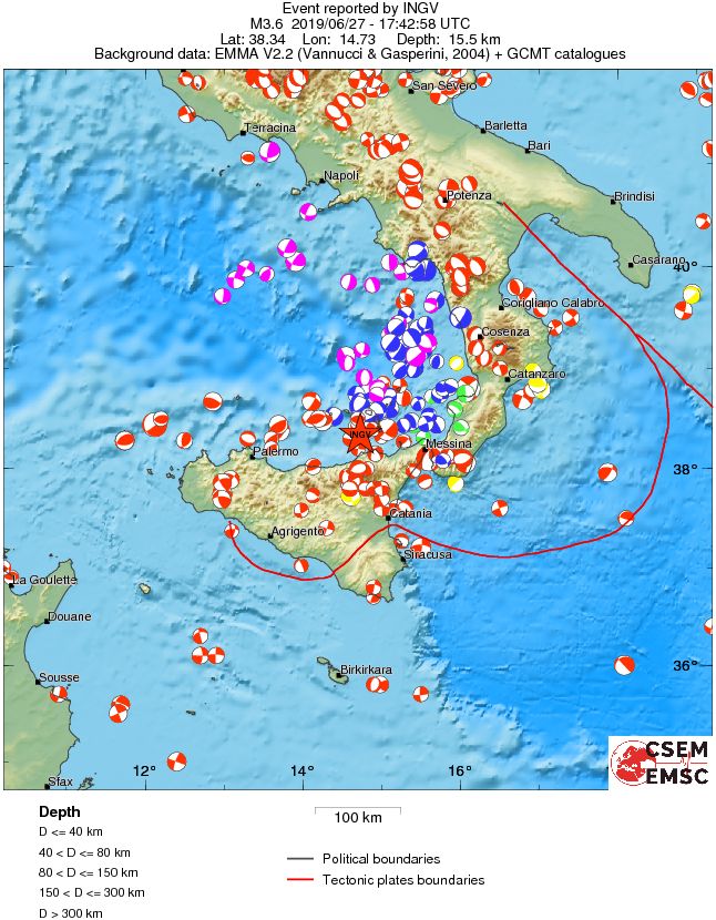 Regional moment Tensor