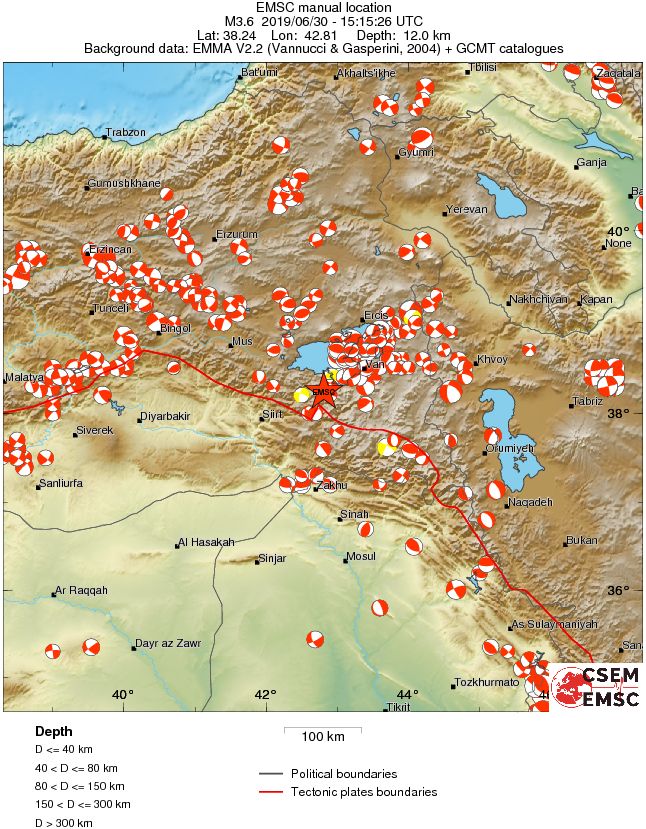 Regional moment Tensor