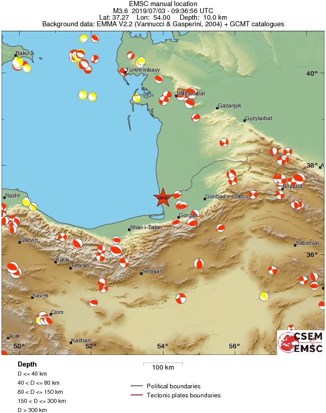 Regional moment Tensor