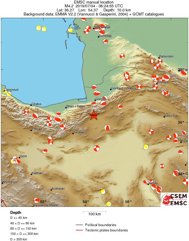 Regional moment Tensor