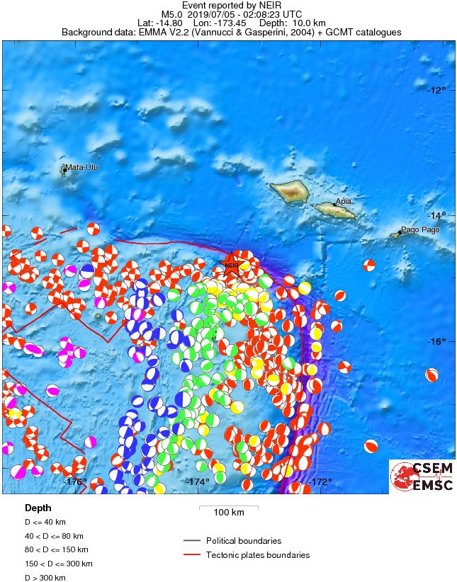 Regional moment Tensor