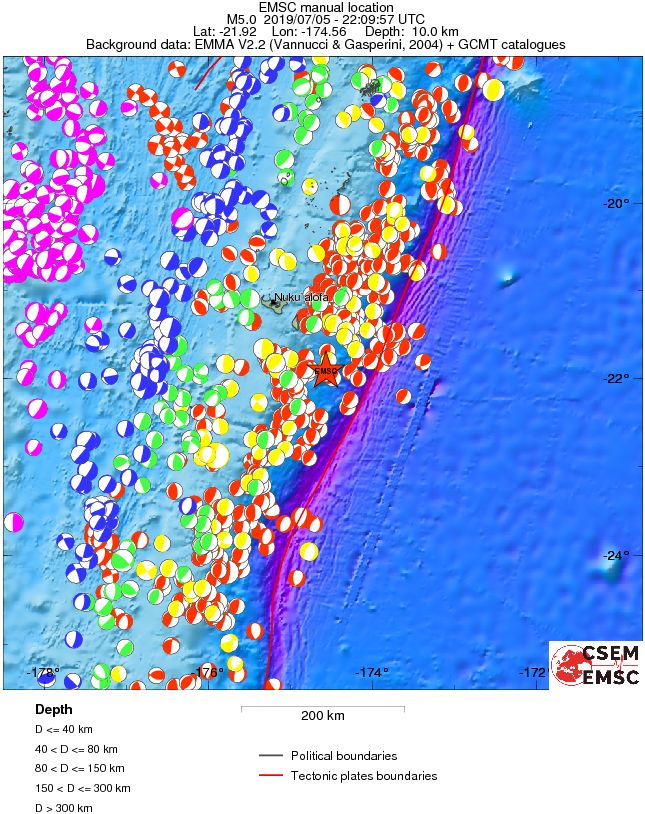 Regional moment Tensor