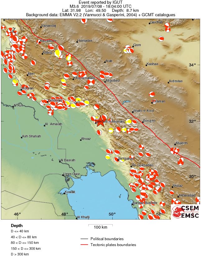 Regional moment Tensor