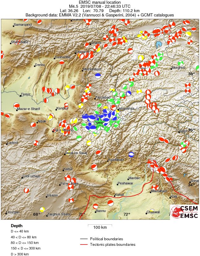 Regional moment Tensor