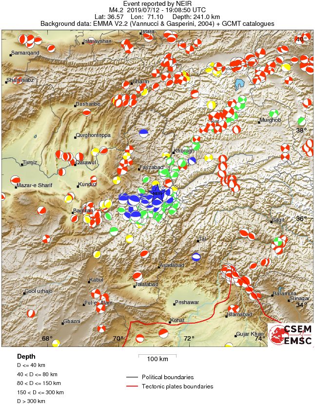 Regional moment Tensor