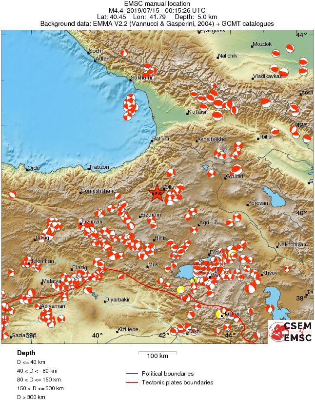 Regional moment Tensor