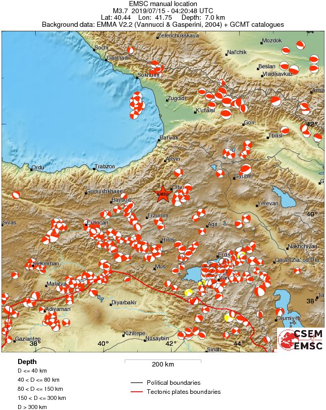 Regional moment Tensor