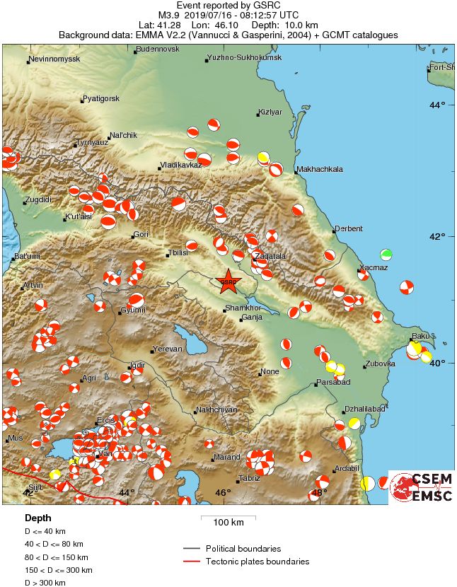 Regional moment Tensor