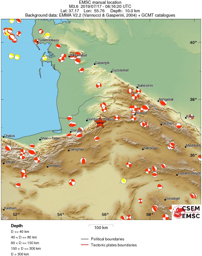 Regional moment Tensor