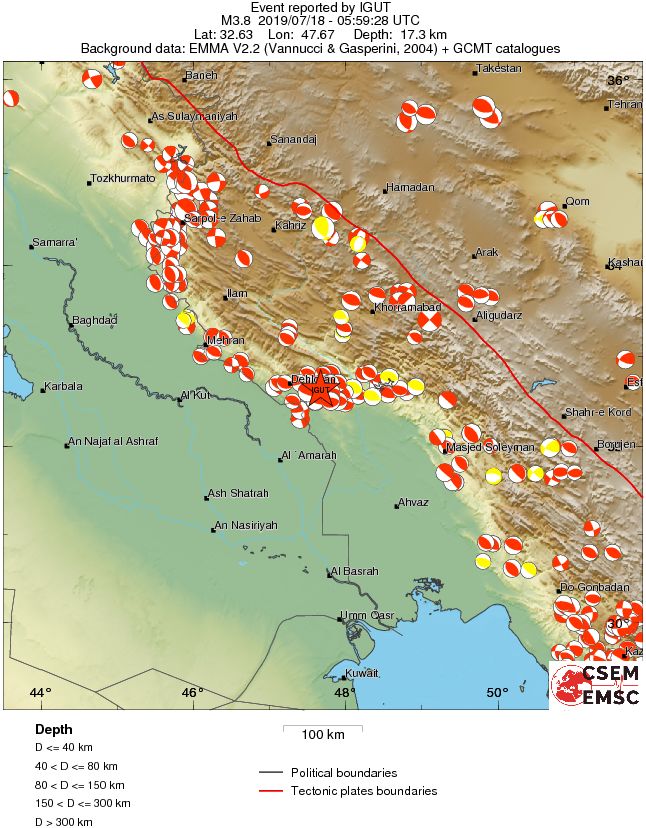 Regional moment Tensor
