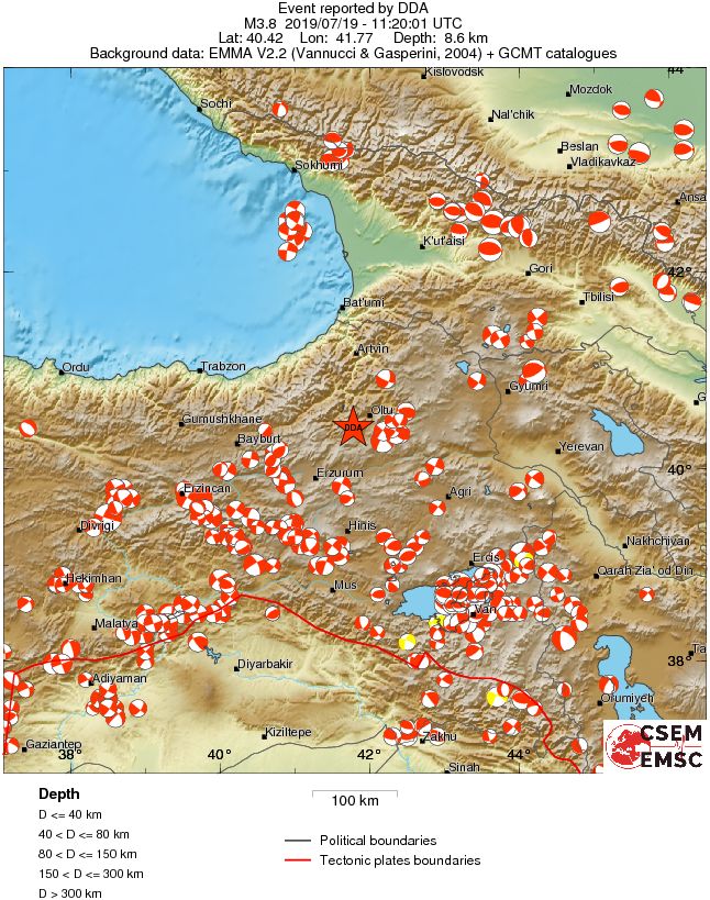 Regional moment Tensor
