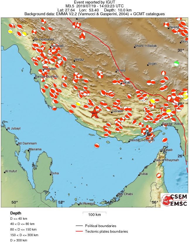 Regional moment Tensor