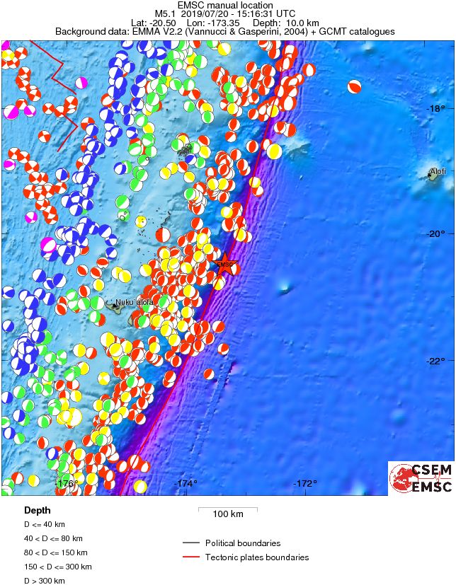Regional moment Tensor