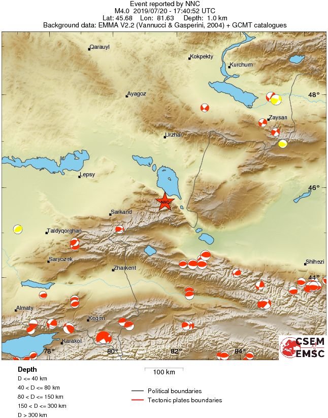 Regional moment Tensor