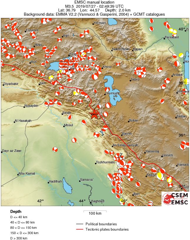 Regional moment Tensor