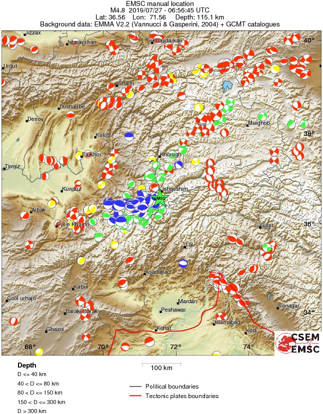 Regional moment Tensor