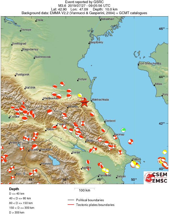 Regional moment Tensor