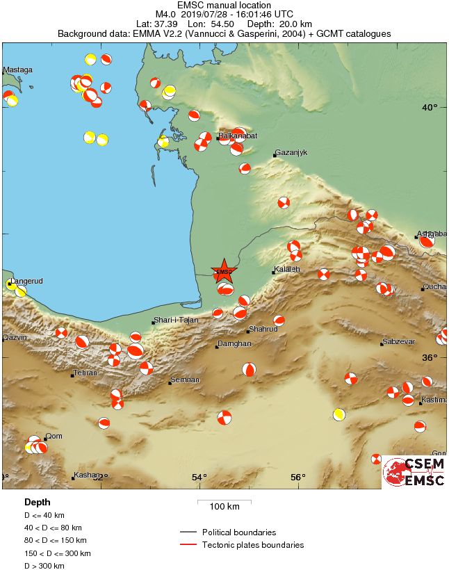 Regional moment Tensor