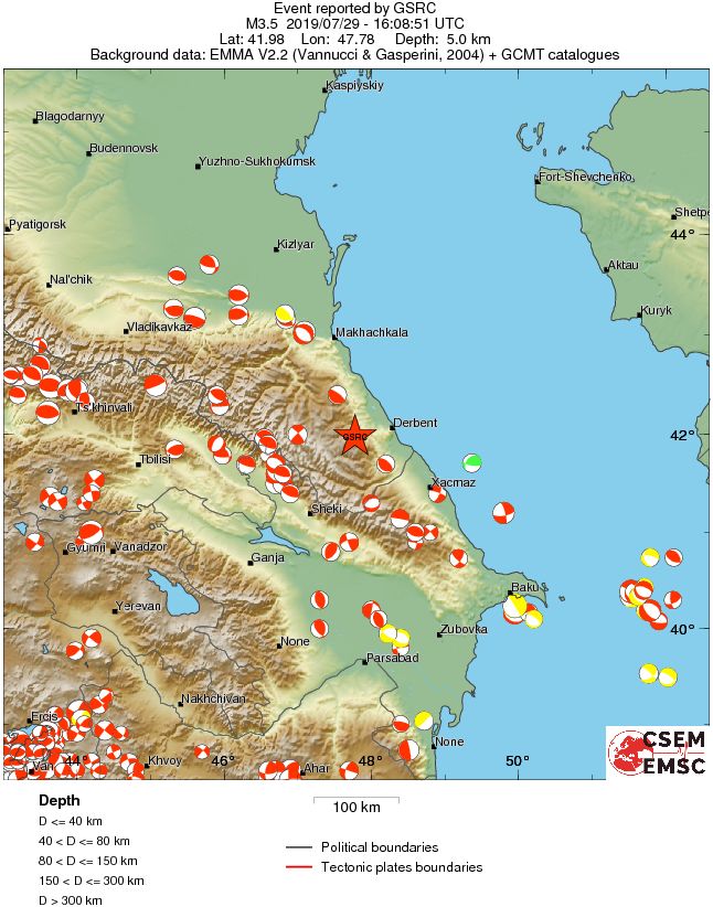 Regional moment Tensor