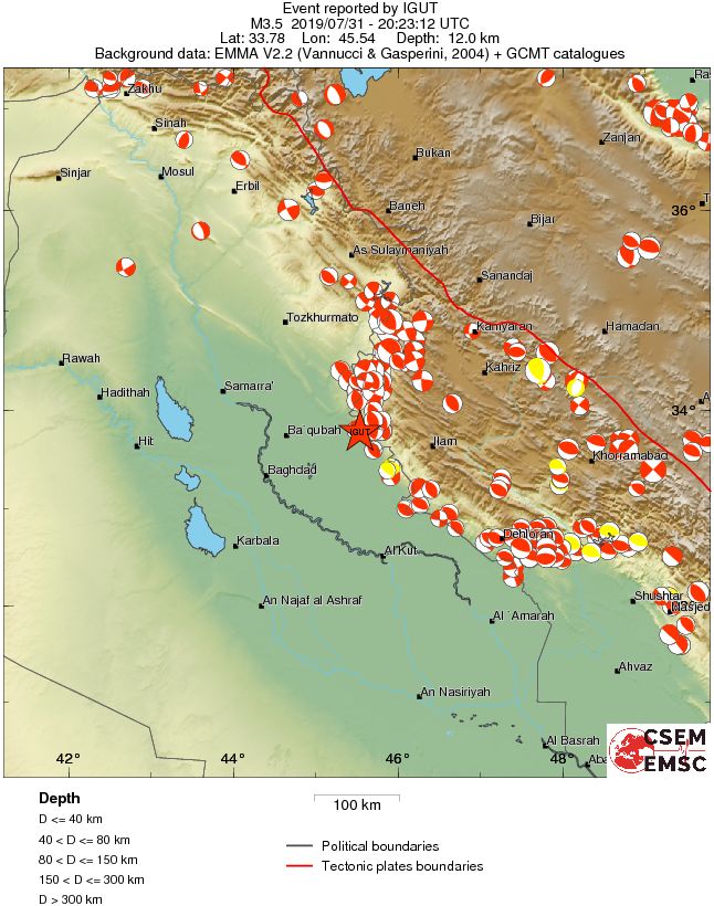 Regional moment Tensor