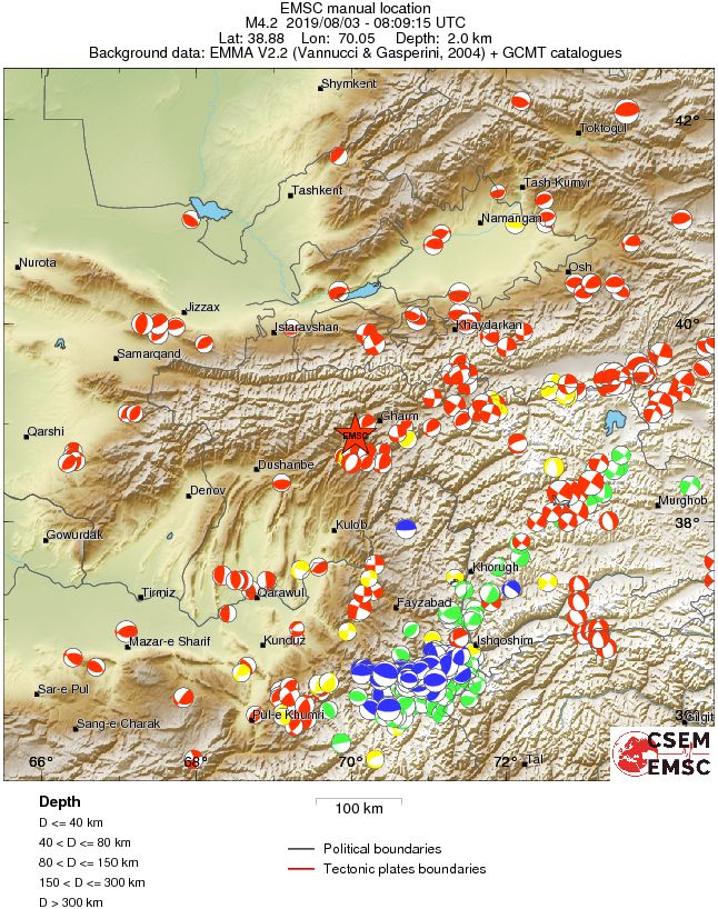 Regional moment Tensor