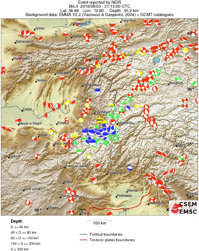 Regional moment Tensor