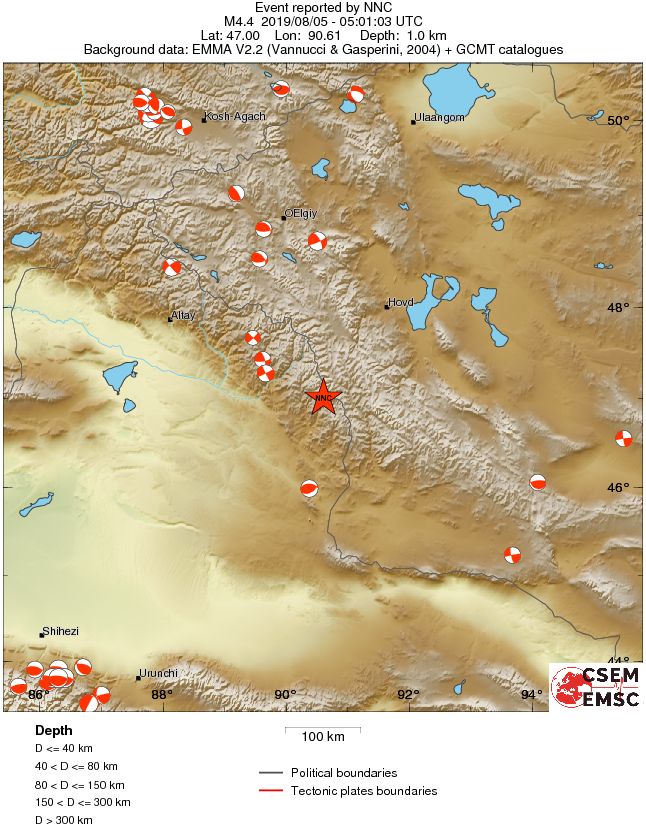 Regional moment Tensor