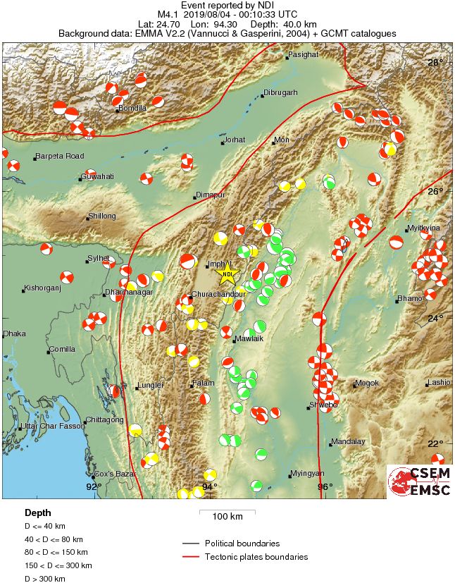 Regional moment Tensor