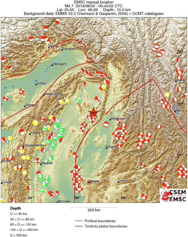 Regional moment Tensor