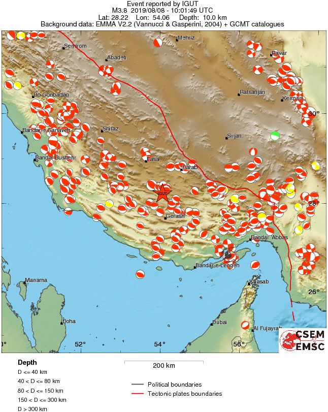 Regional moment Tensor