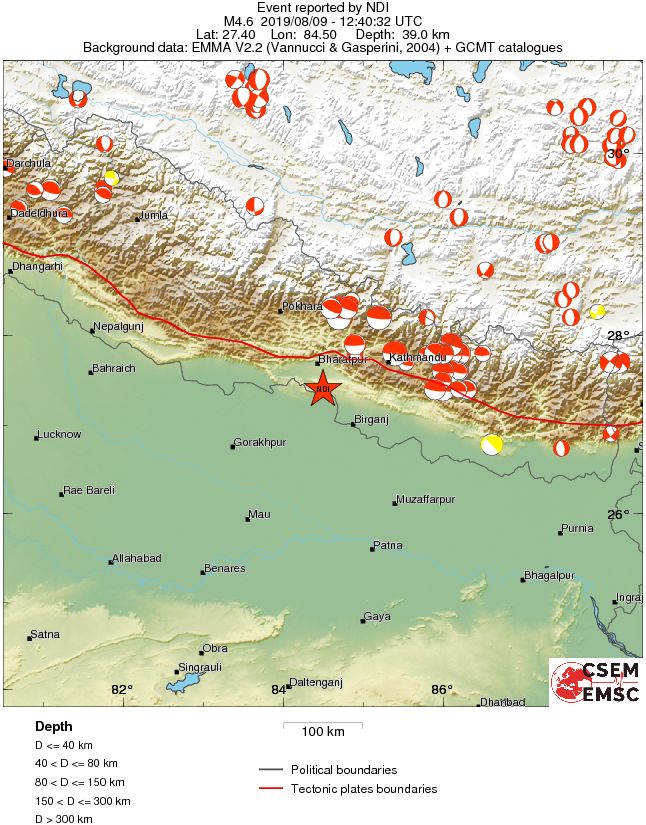 Regional moment Tensor