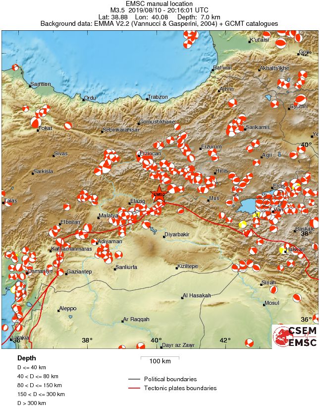 Regional moment Tensor