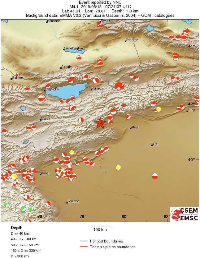 Regional moment Tensor