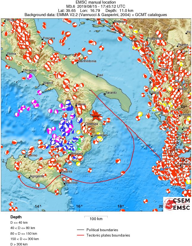 Regional moment Tensor