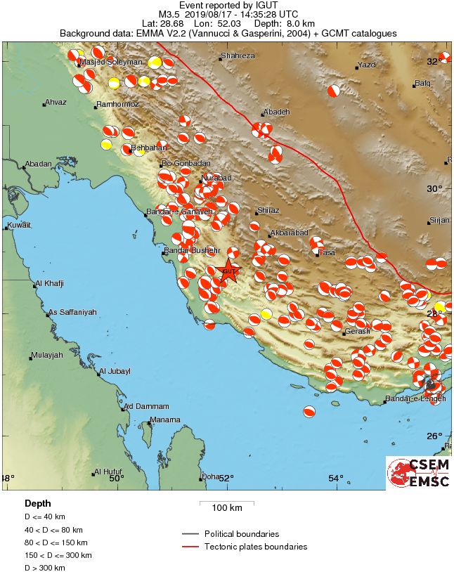 Regional moment Tensor
