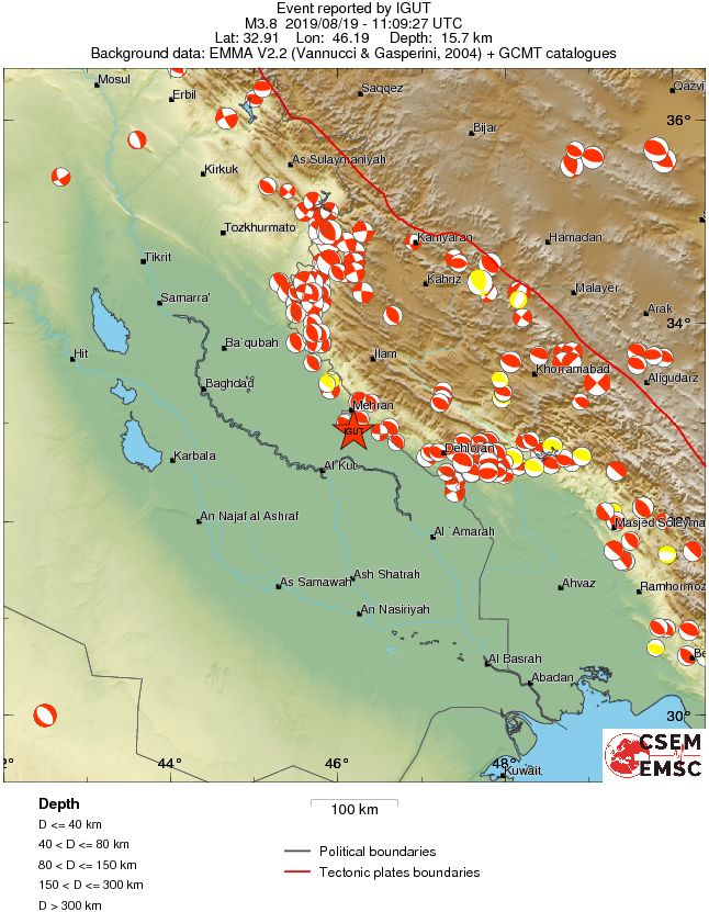 Regional moment Tensor