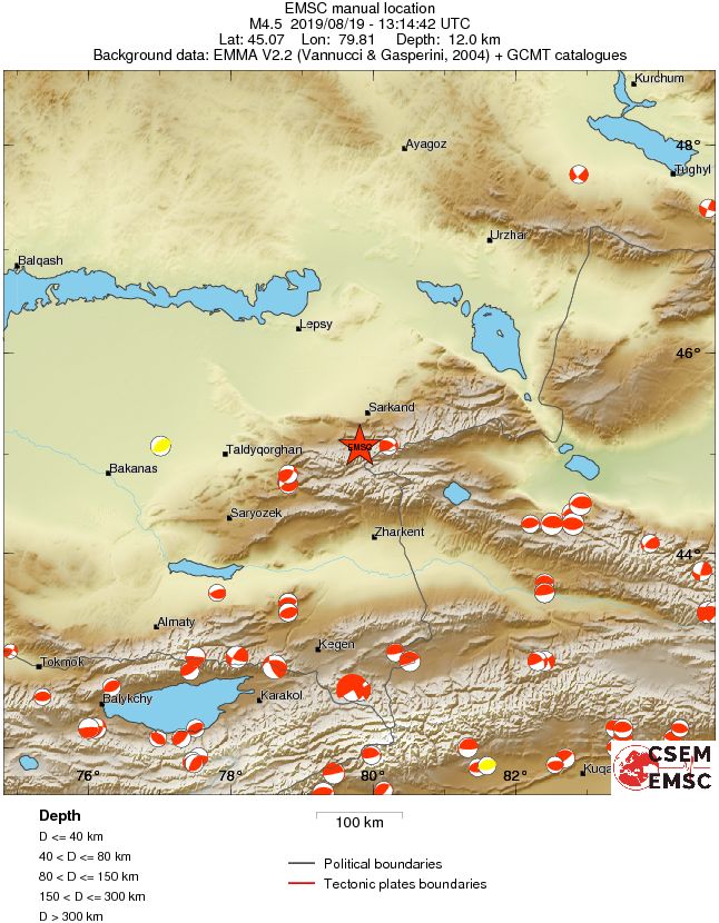Regional moment Tensor