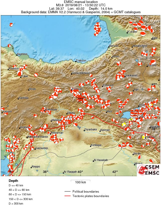 Regional moment Tensor