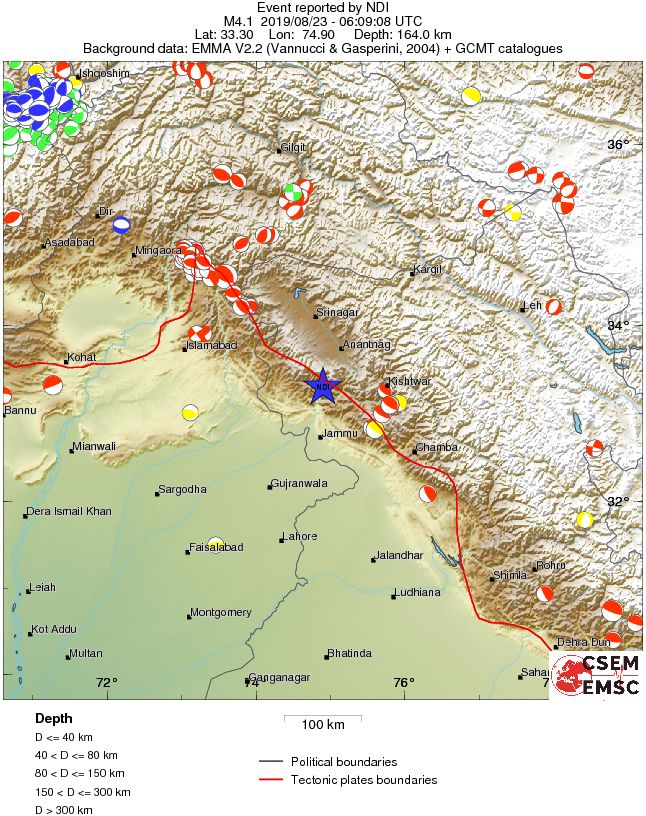 Regional moment Tensor