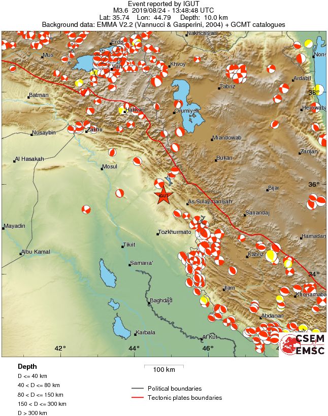 Regional moment Tensor