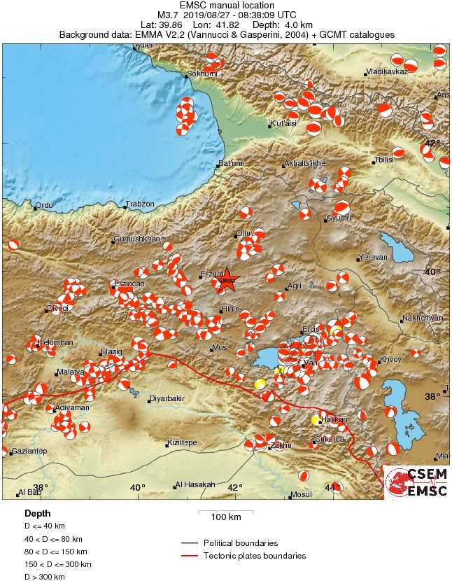 Regional moment Tensor