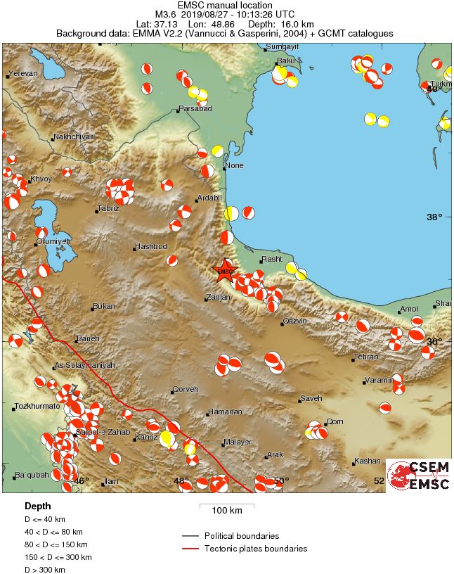 Regional moment Tensor