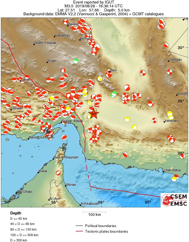 Regional moment Tensor
